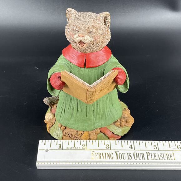 Tim Wolfe Eartha Cat Carols for Critters #1 Tom Clark Christmas #57 Carin - Picture 3 of 14